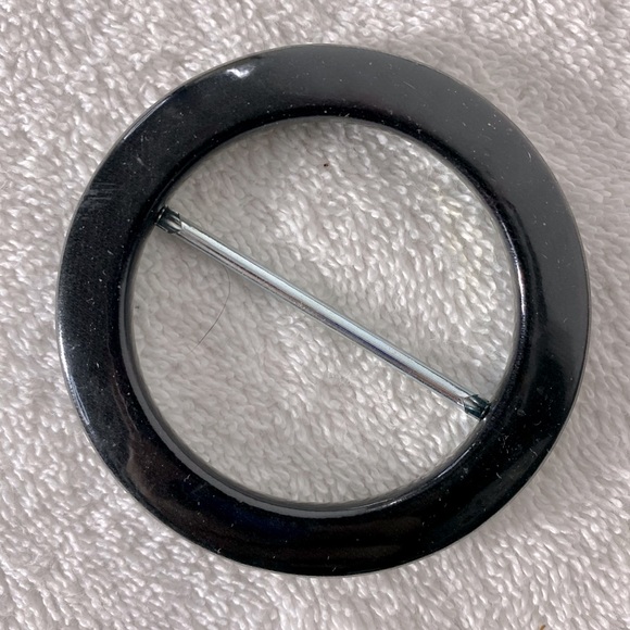 Vintage 90’s Black T Shirt Tie Clip - Picture 1 of 7